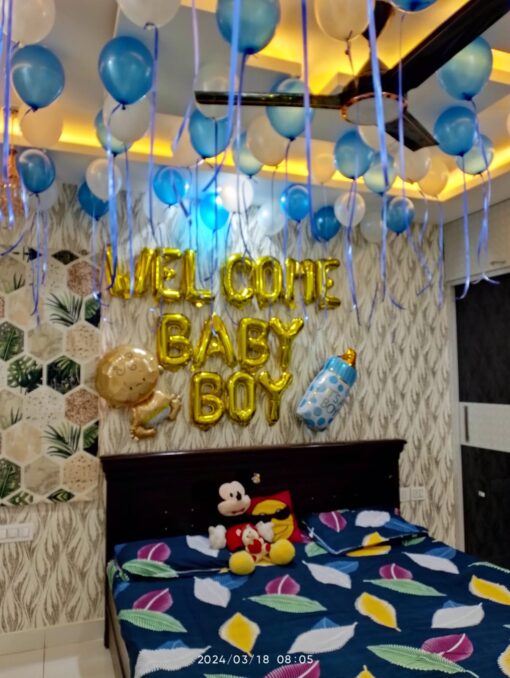 Welcome Baby Boy Decorations