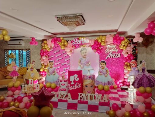 Barbie Theme stage decoration